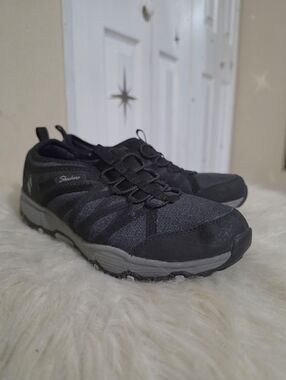 Skechers Women's Seager Hiker 158236 Black Athletic Slip On Shoes Sneakers Sz 7